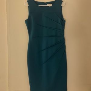 Sleeveless Work Dress with Interesting Side Detail